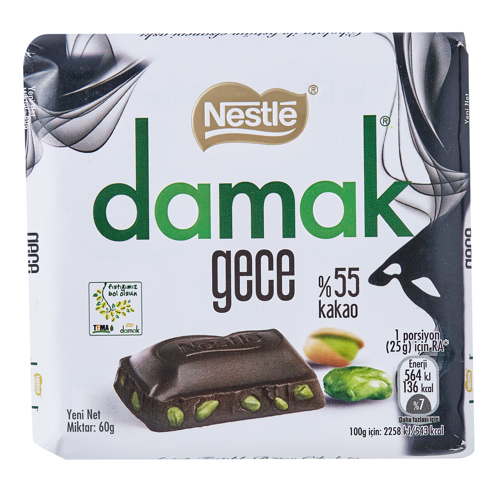 NESTLE DAMAK GECE BİTTER 60GR 