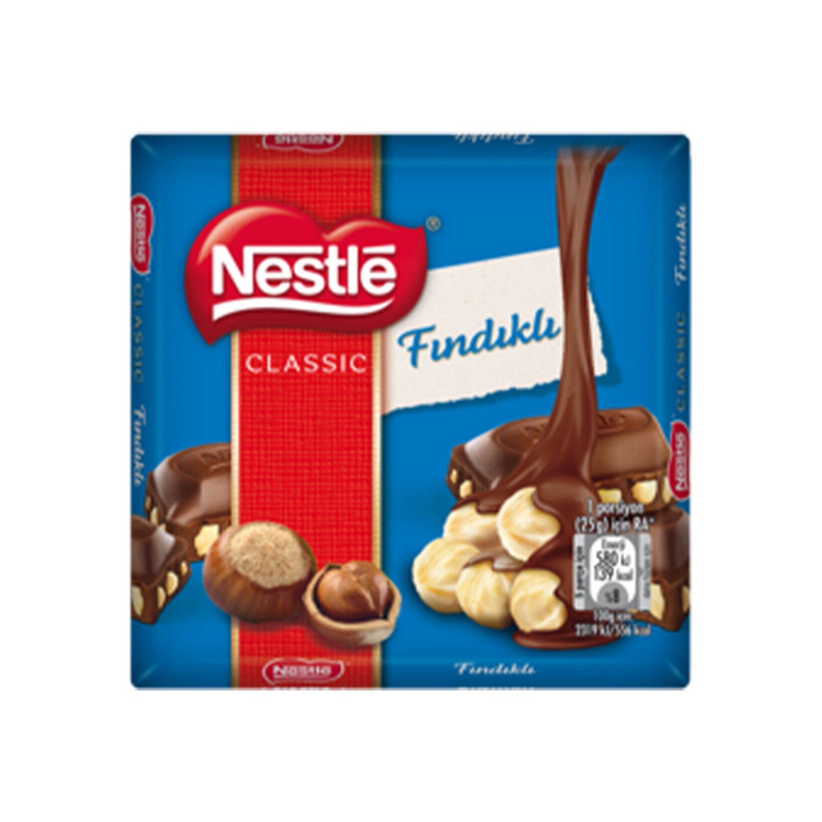 NESTLE SÜTLÜ FINDIKLI ÇİKOLATA 18GR