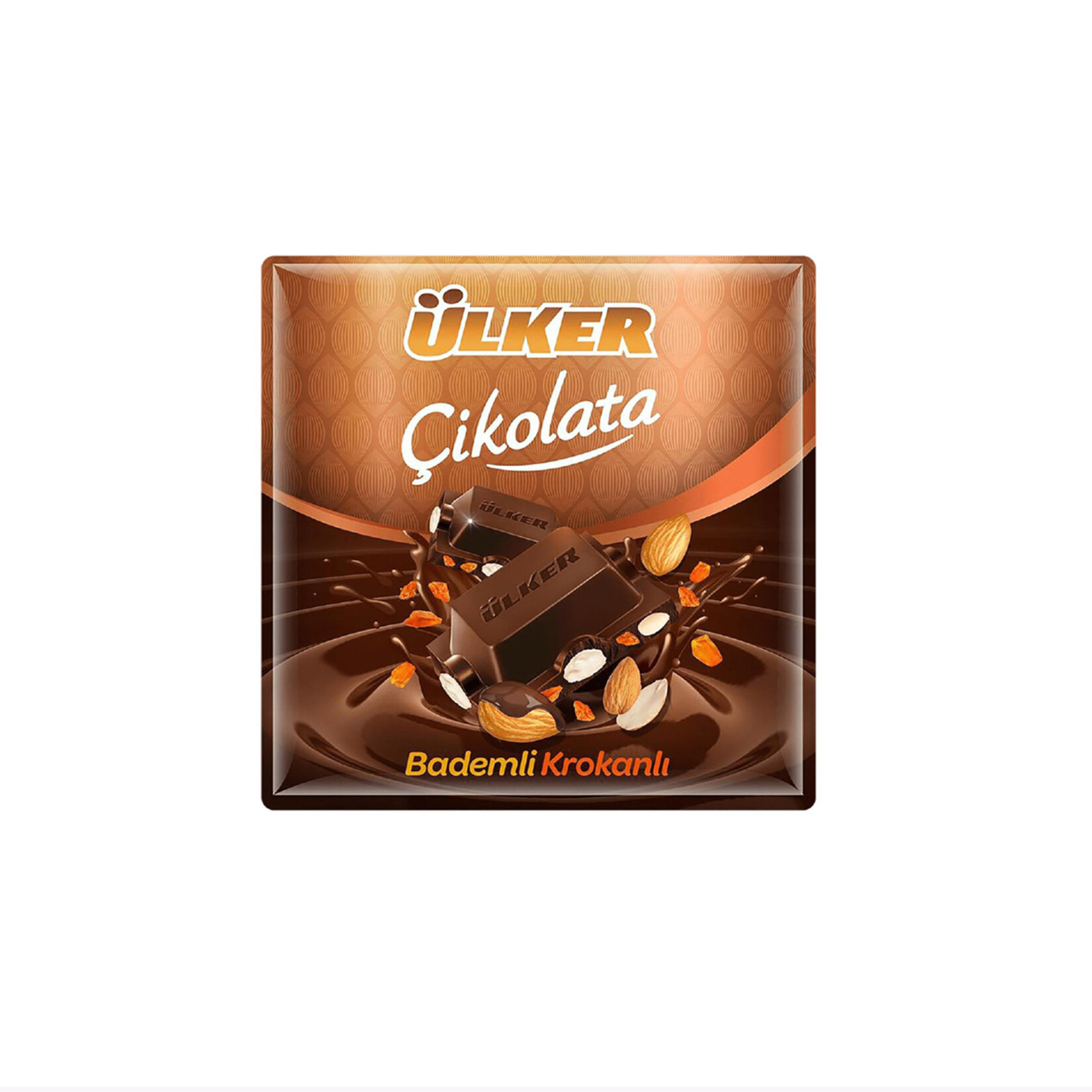 ÜLKER BALLI BADEMLİ KROKANLI SÜTLÜ ÇİKOLATA 60 GR