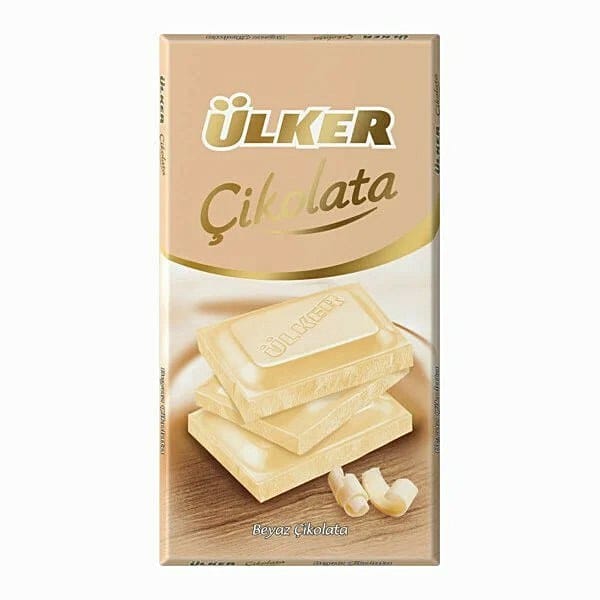 ÜLKER TABLET ÇIKOLATA BEYAZ 70G