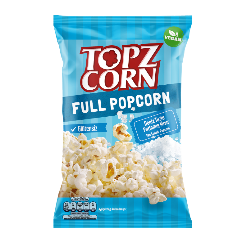 TOPZCORN TATLI VE DENİZ TUZLU 160 GR