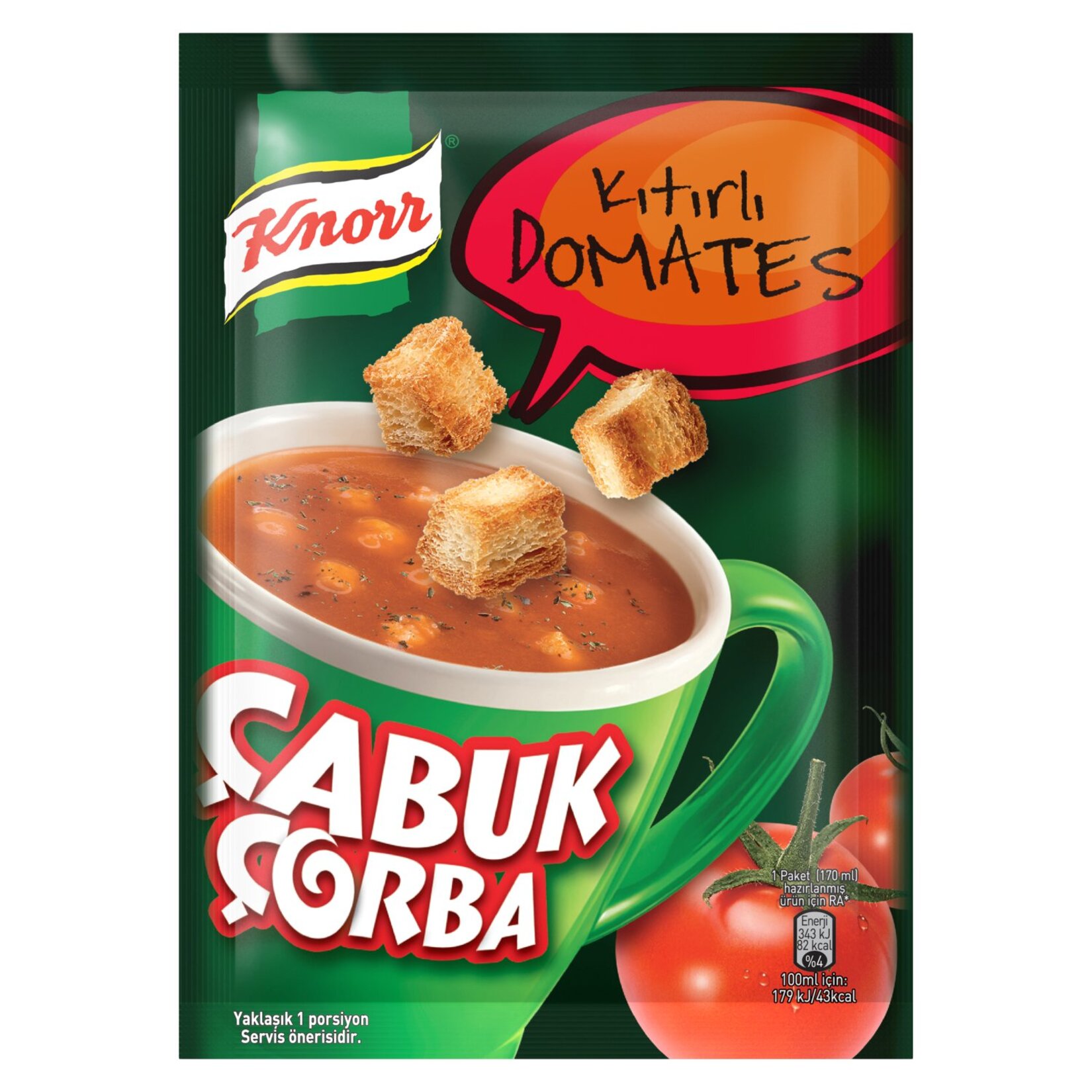 KNORR ÇITIRLI DOMATES ÇABUK ÇORBA 22 GR