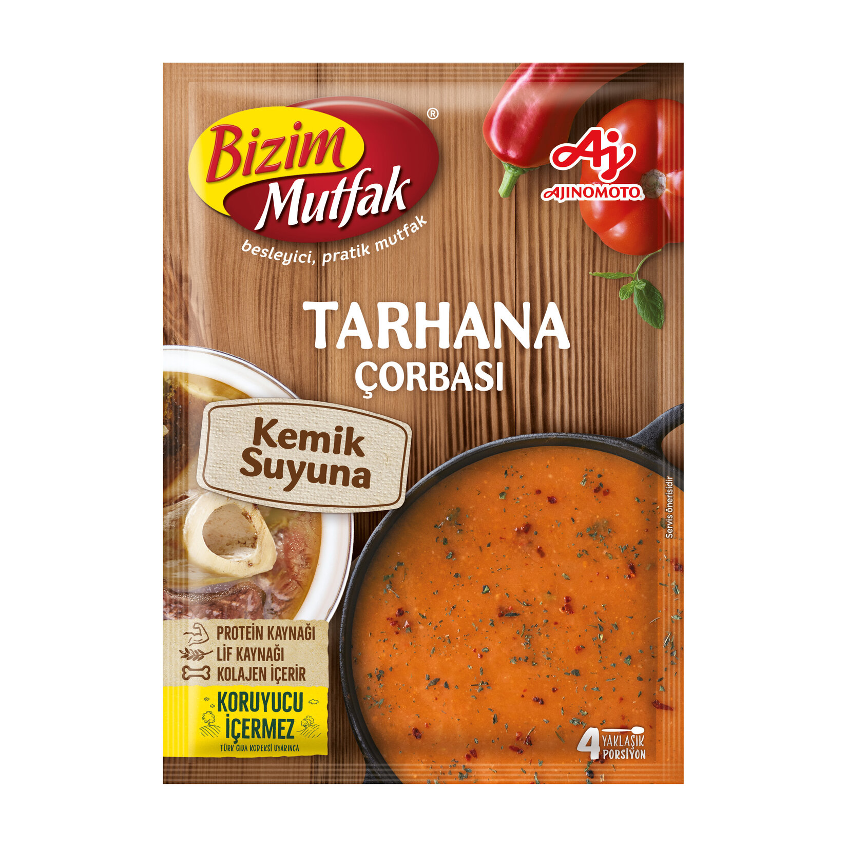 ÜLKER BİZİM MUTFAK TARHANA ÇORBASI 65 GR