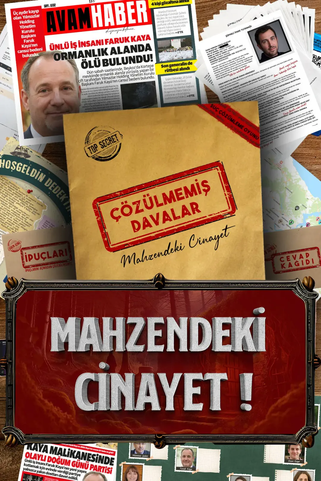 ÇÖZÜLMEMİŞ DAVALAR MAHZENDEKİ CİNAYET