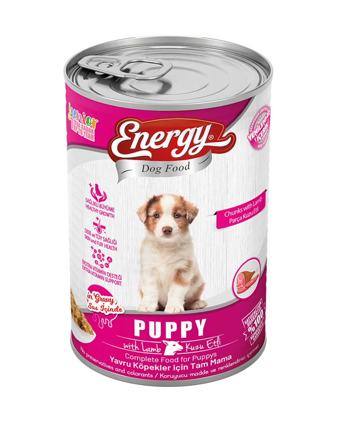 ENERGY KUZU ETLİ YAVRU KÖPEK MAMASI 415 GR
