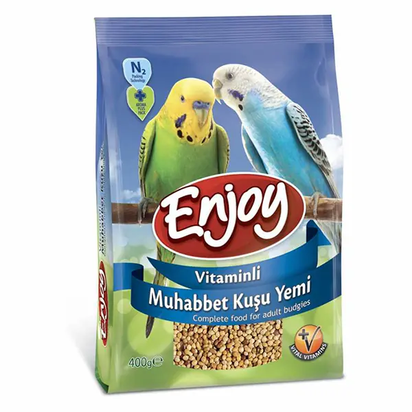 ENJOY VİTAMİNLİ MUHABBET KUŞU YEMİ  400 GR