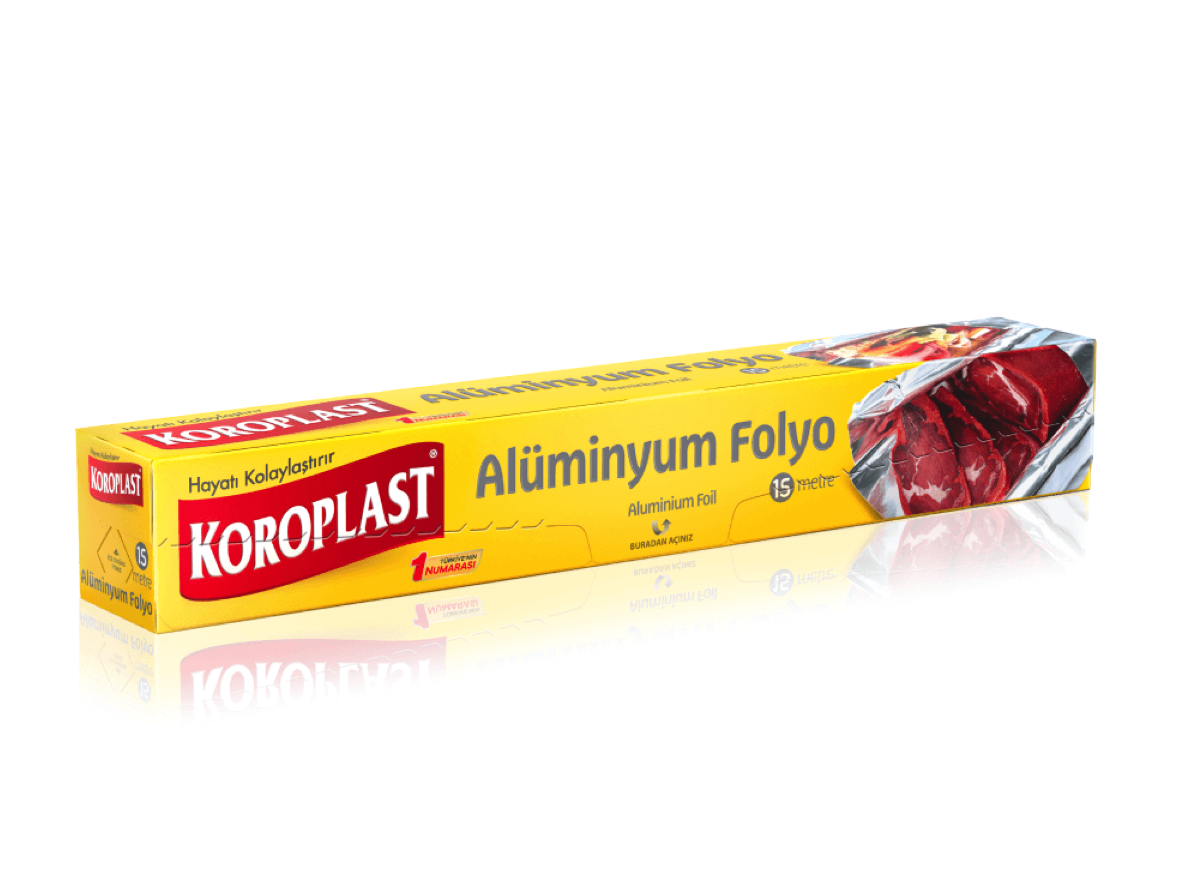 KOROPLAST ALÜMİNYUM FOLYO 15MT