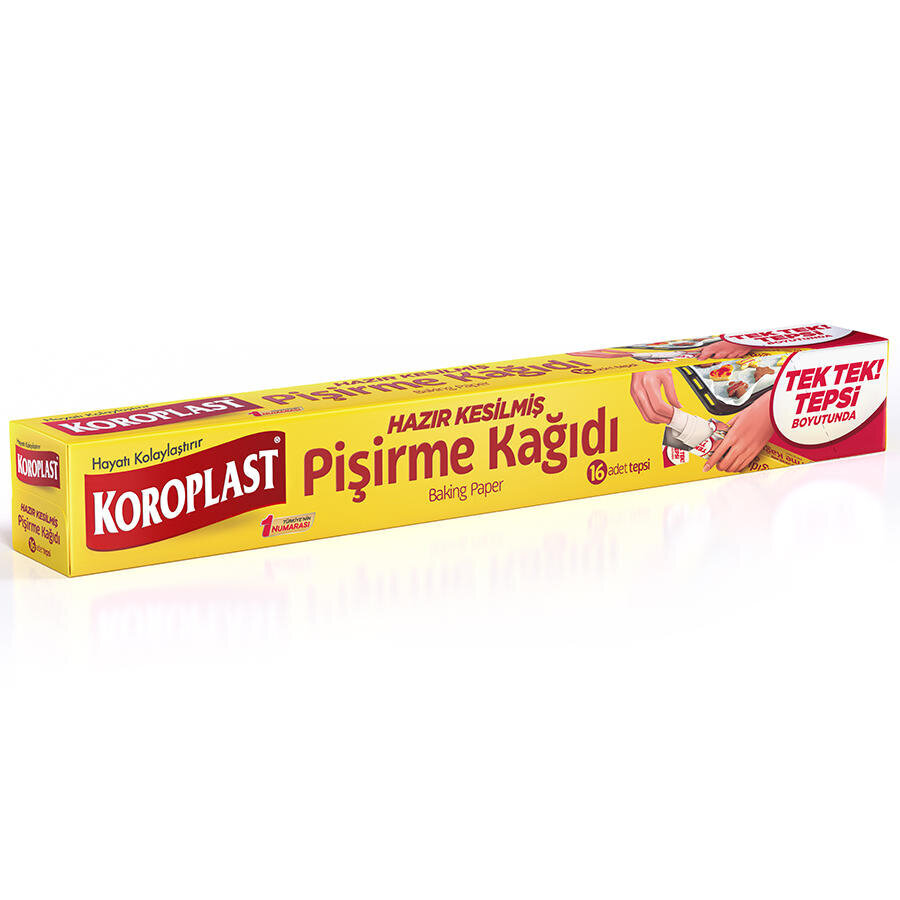 KOROPLAST HAZIR PİŞİRME KAĞIDI 16 LI