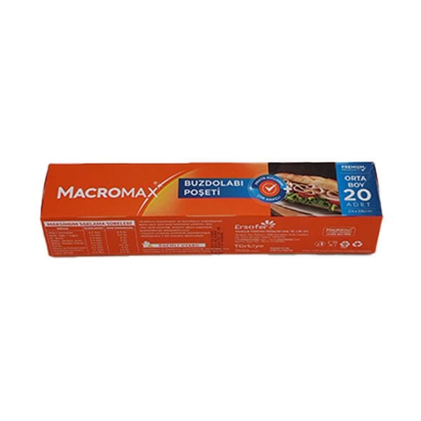 MACROMAX BUZDOLABI POŞETİ ORTA BOY  20 