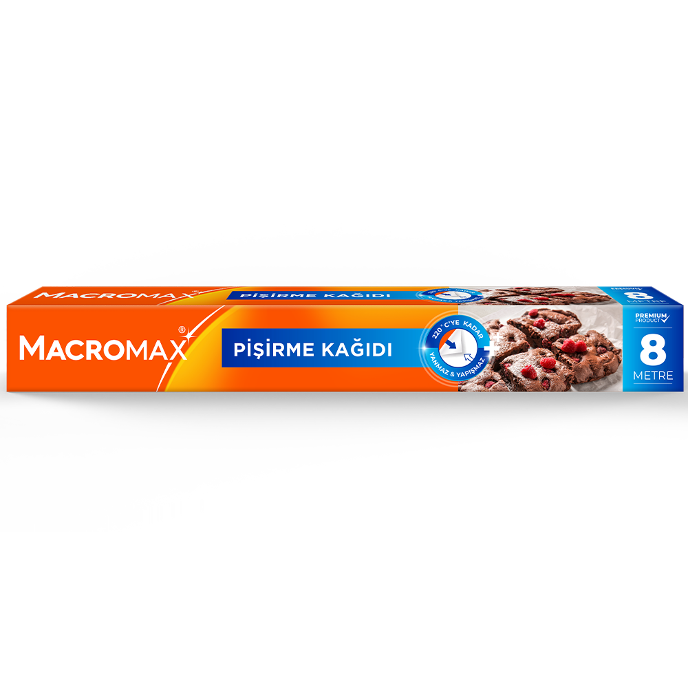 MACROMAX PİŞİRME KAĞIDI 8 MT