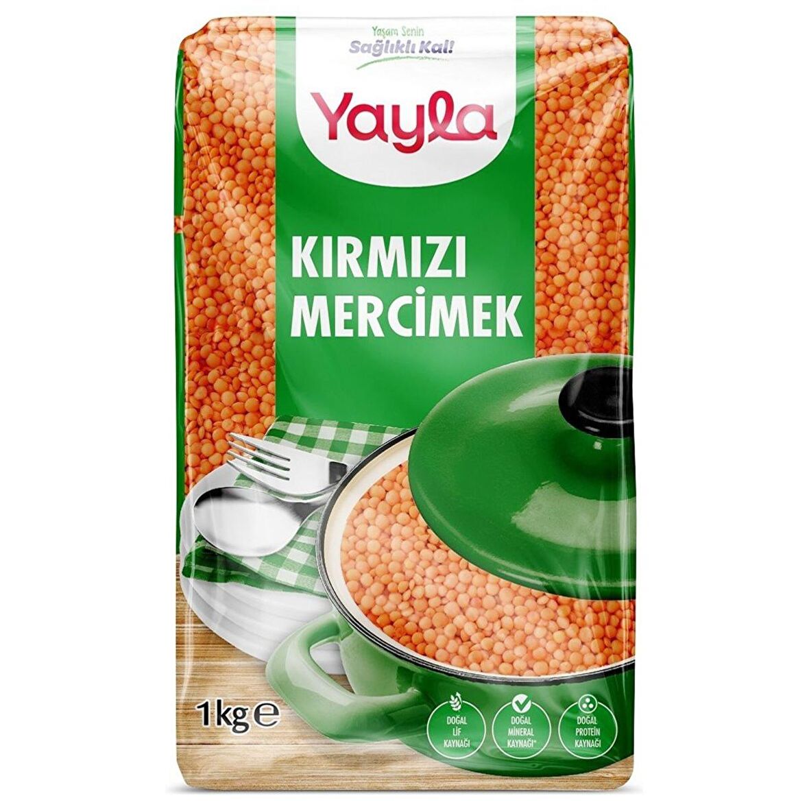YAYLA KIRMIZI MERCİMEK 1 KG