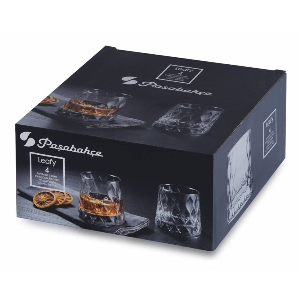 PAŞABAHÇE LEAFY 4*LÜ BARDAK