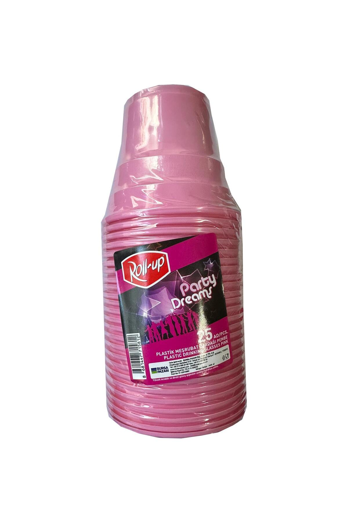 PİKNİK PARTİ LUX CUP PEMBE BARDAK 8 ADET