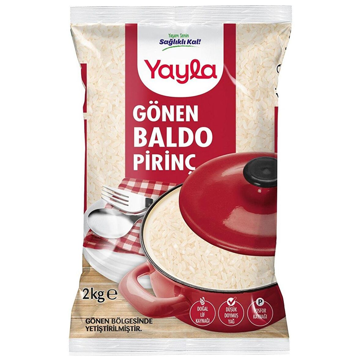 YAYLA GÖNEN BALDO PİRİNÇ 2 KG