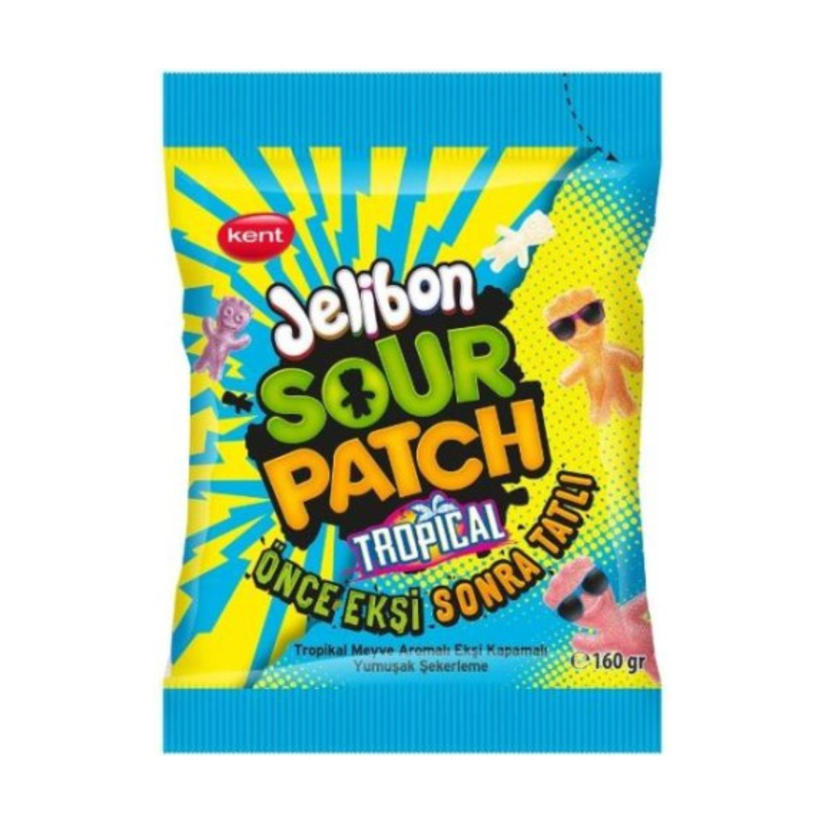 KENT JELİBON SOUR PATCH TROPICAL 80 GR