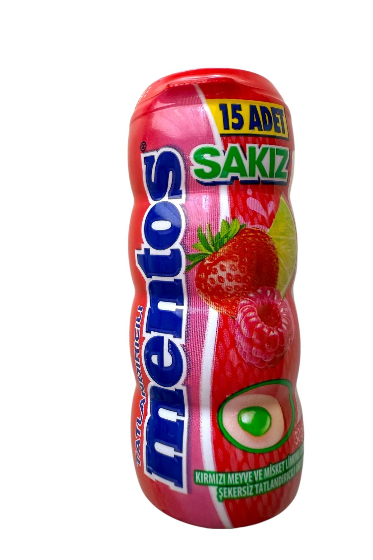 MENTOS KIRMIZI MEYVE  AROMALI SAKIZ 30 GR
