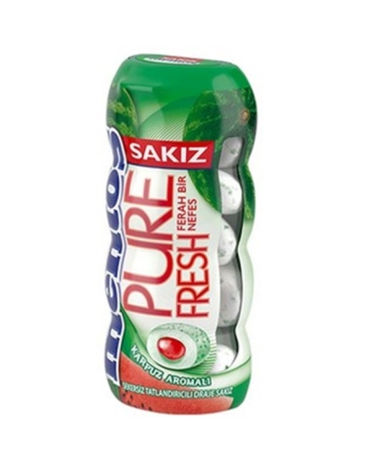 MENTOS  PURE FRESH  KARPUZ  AROMALI SAKIZ 30 GR