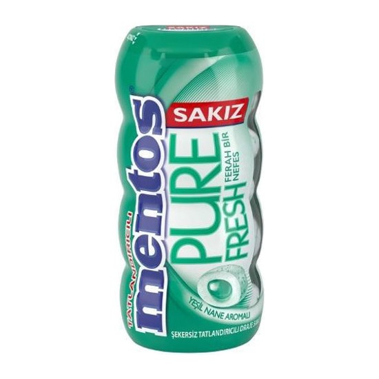 MENTOS PURE FRSH  YEŞİL NANE AROMALI SAKIZ 30 GR