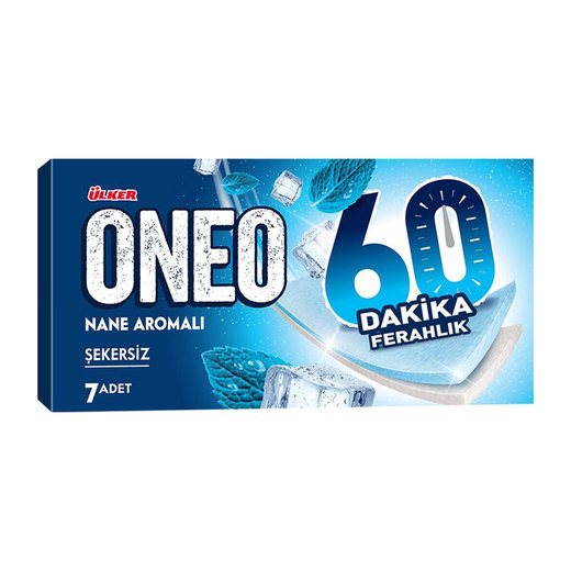 ÜLKER ONEO 60 DK NANE AROMALI SAKIZ 14 GR