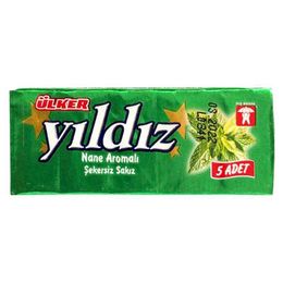 ÜLKER YILDIZ NANE AROMALI SAKIZ 5Lİ 