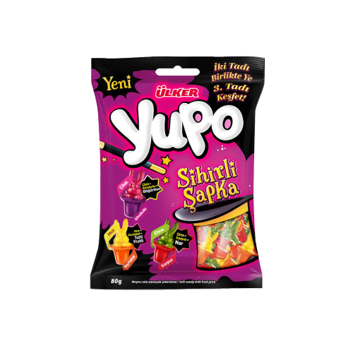 ÜLKER YUPO SİHİRLİ ŞAPKA 80 GR