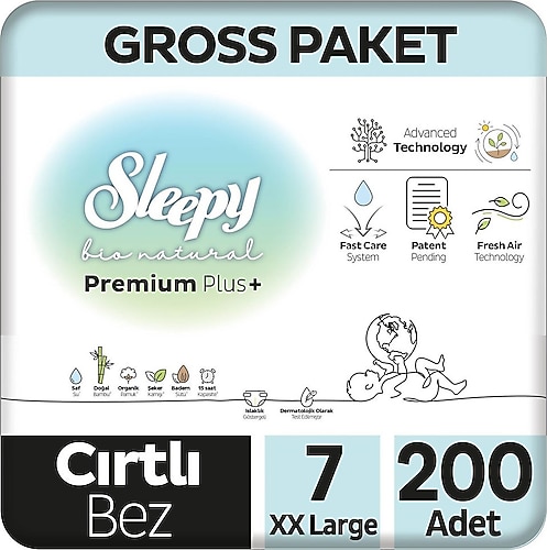 SLEEPY NATURAL 7 NUMARA XX LARGE 20-30 KG