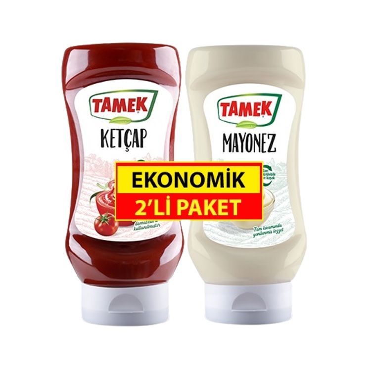 TAMEK 2Lİ PAKET KETÇAP MAYONEZ