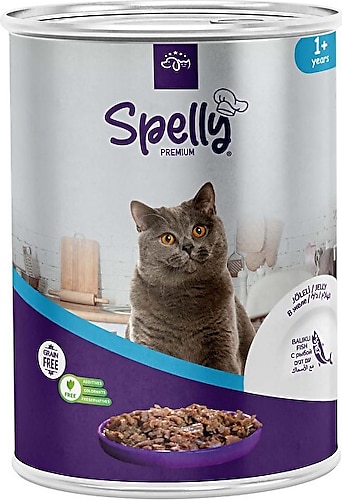 SPELLY BİFTEKLİ KEDİ MAMASI KONSERVE 400 GR