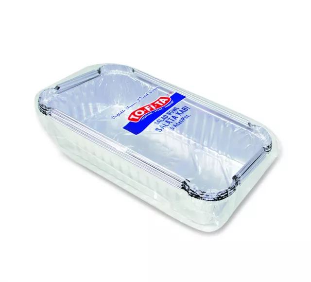 TOFİTA ALÜMİNYUM SALATA KABI 5'Lİ