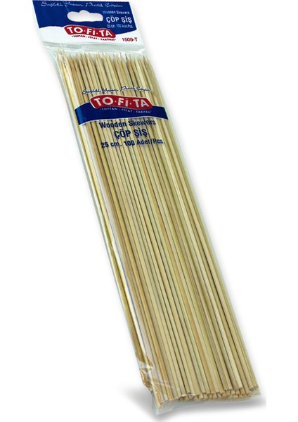 TOFİTA ÇÖP ŞİŞ 20 CM 100'LÜ