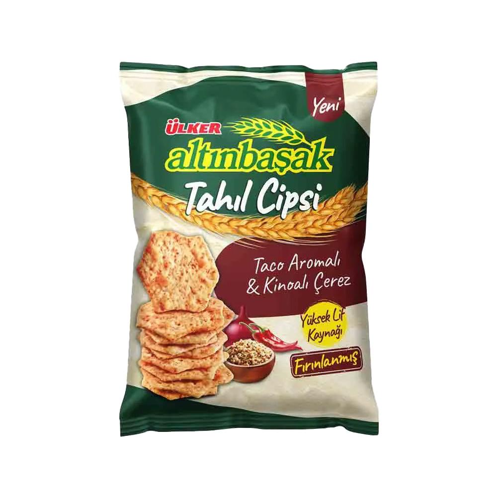 ÜLKER ALTINBAŞAK TAHIL CİPSİ TACO&KİNOA 50G