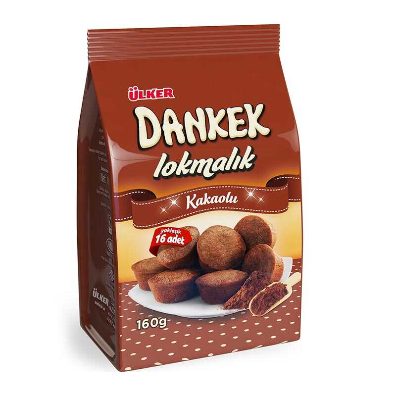ÜLKER DANKEK LOKMALIK KAKAOLU 160G