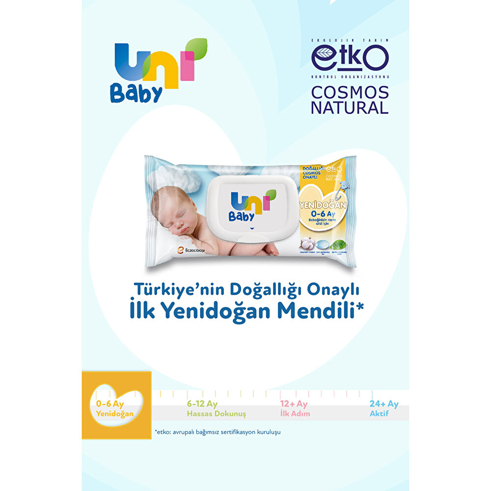 UNI BABY YENİDOĞAN ISLAK MENDİL